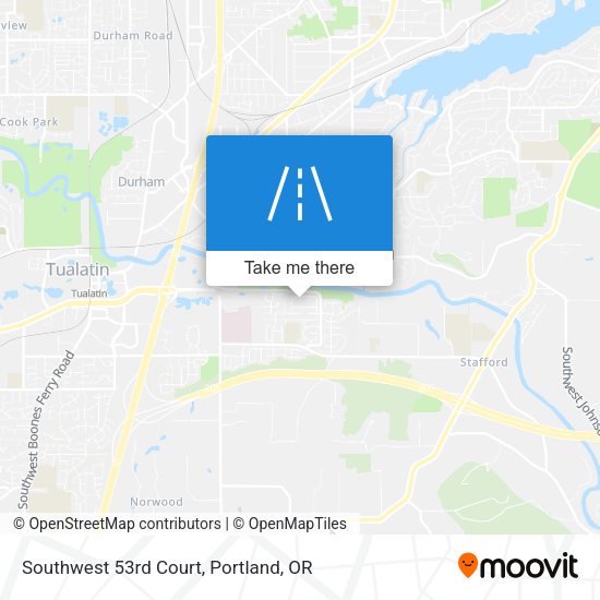 Mapa de Southwest 53rd Court