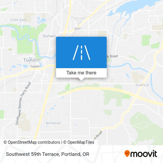 Mapa de Southwest 59th Terrace