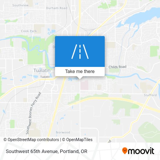 Mapa de Southwest 65th Avenue