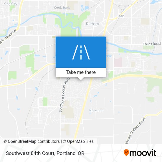 Mapa de Southwest 84th Court