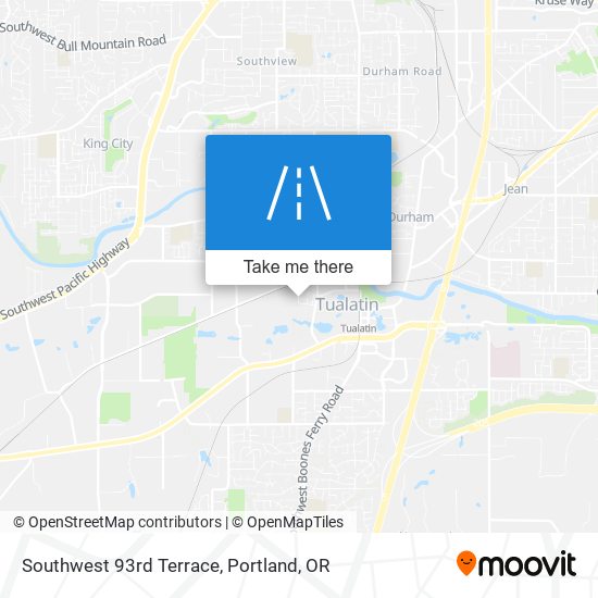 Southwest 93rd Terrace map