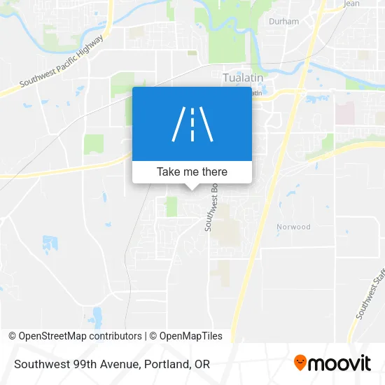 Southwest 99th Avenue map