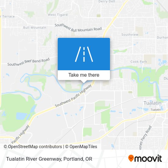 Mapa de Tualatin River Greenway