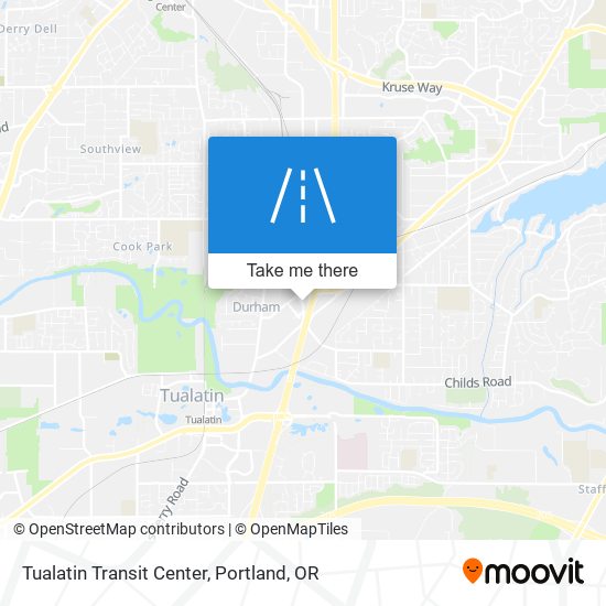 Tualatin Transit Center map