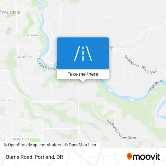 Burns Road map