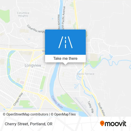 Cherry Street map