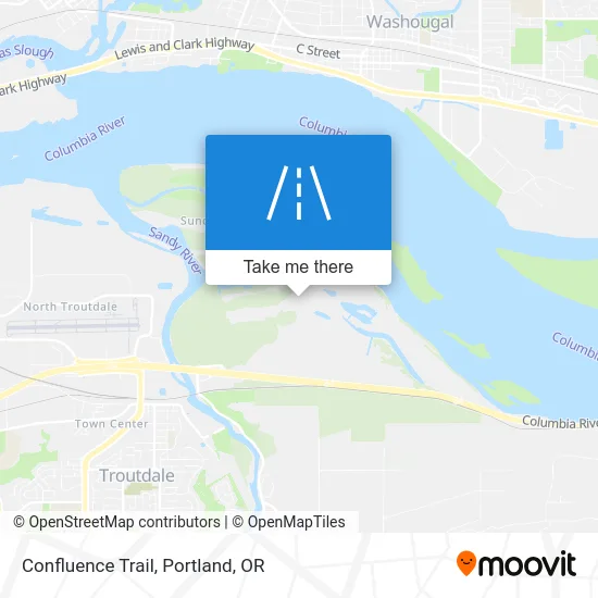 Confluence Trail map