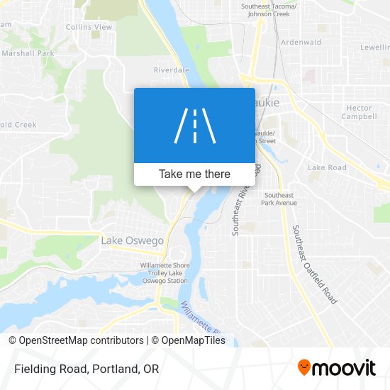 Mapa de Fielding Road
