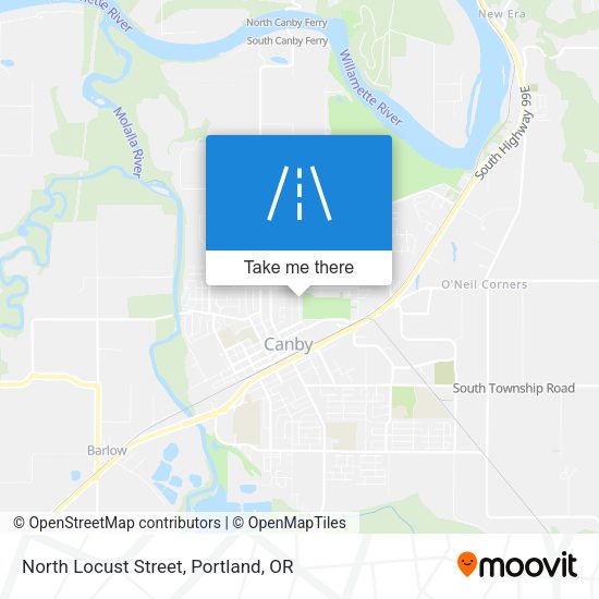 Mapa de North Locust Street