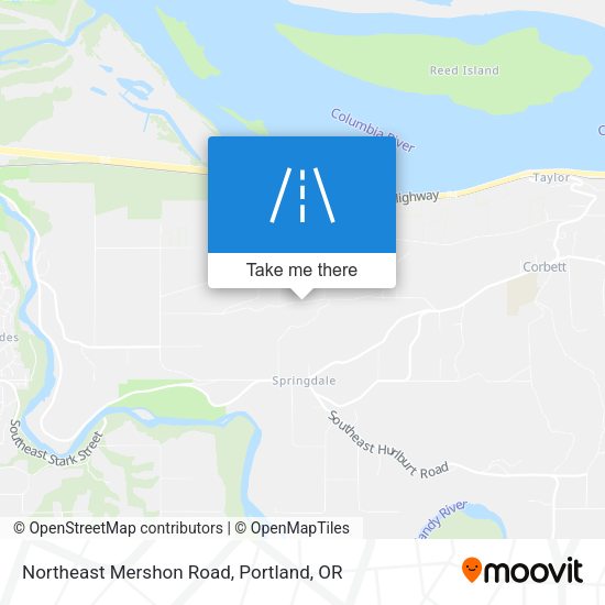 Mapa de Northeast Mershon Road