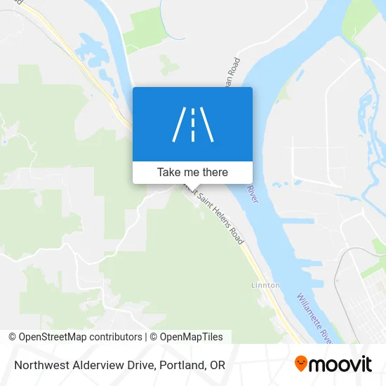 Northwest Alderview Drive map