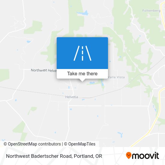 Mapa de Northwest Badertscher Road