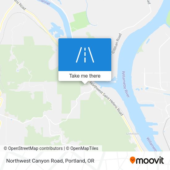 Mapa de Northwest Canyon Road