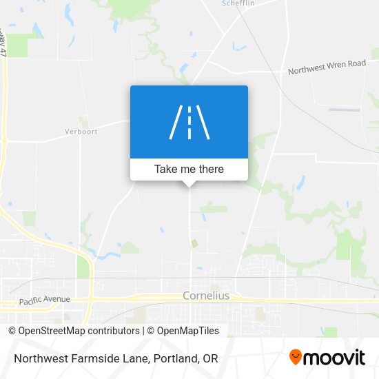 Northwest Farmside Lane map