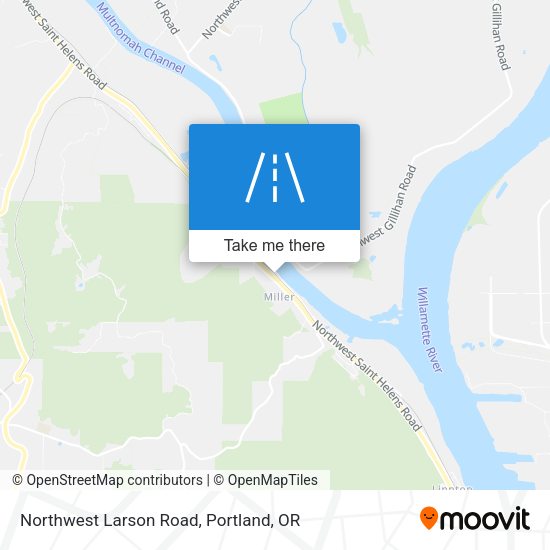Mapa de Northwest Larson Road