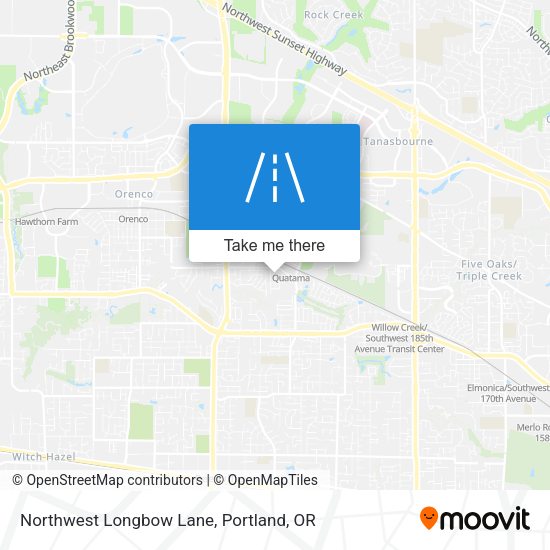 Northwest Longbow Lane map