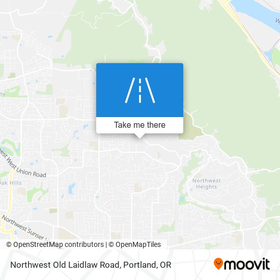 Northwest Old Laidlaw Road map