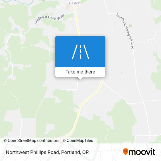 Northwest Phillips Road map