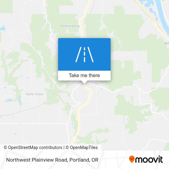 Northwest Plainview Road map