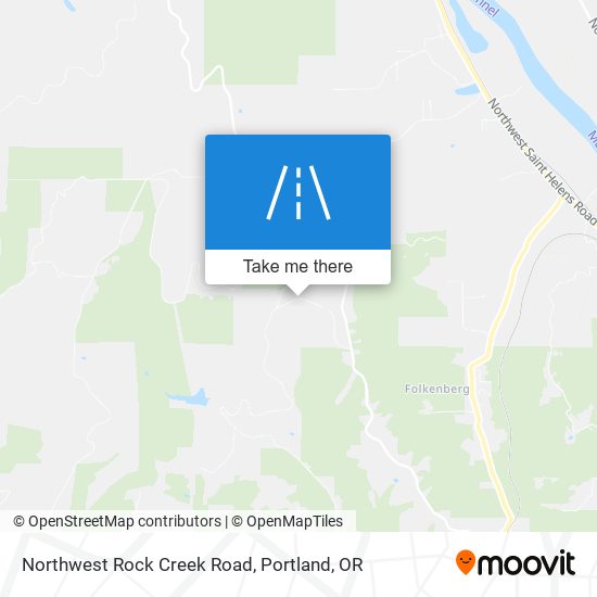 Mapa de Northwest Rock Creek Road