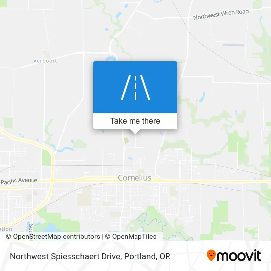 Northwest Spiesschaert Drive map
