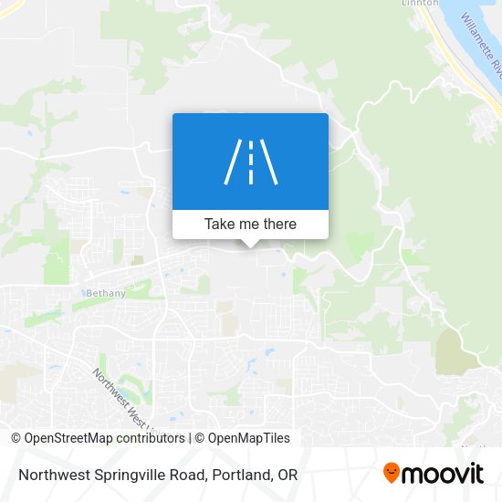 Mapa de Northwest Springville Road