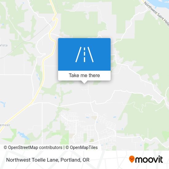 Mapa de Northwest Toelle Lane