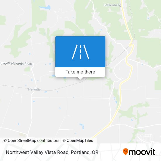 Mapa de Northwest Valley Vista Road