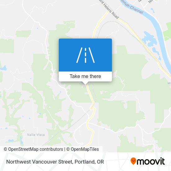 Mapa de Northwest Vancouver Street