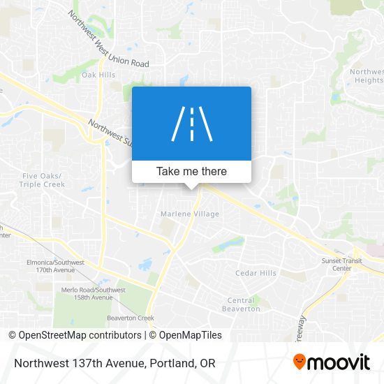 Mapa de Northwest 137th Avenue