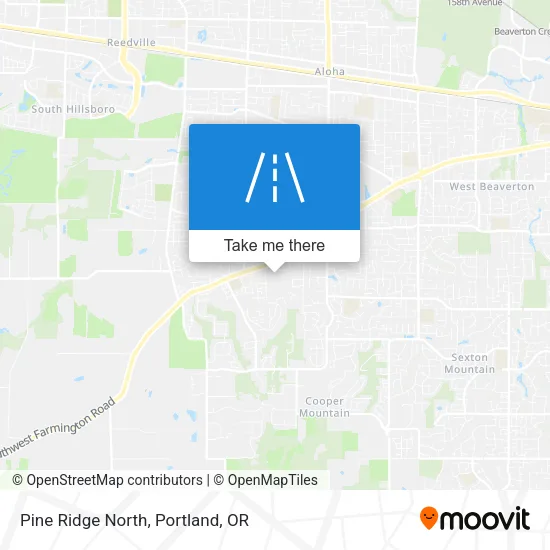 Pine Ridge North map