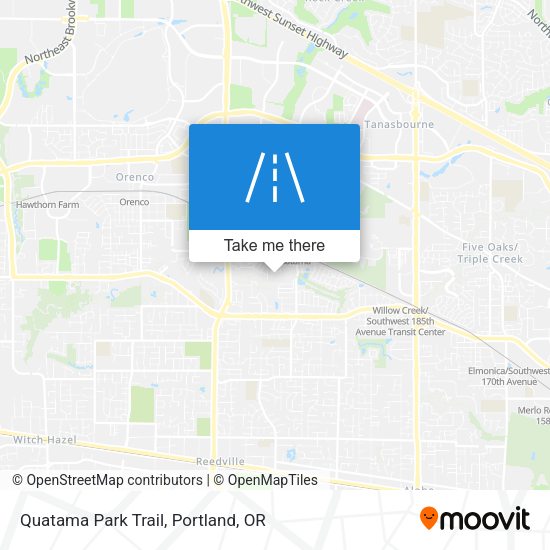 Mapa de Quatama Park Trail