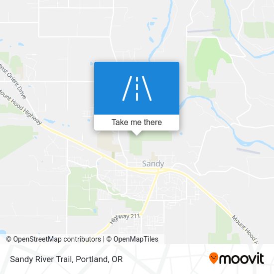Mapa de Sandy River Trail