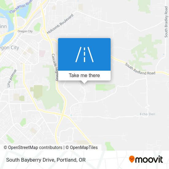 South Bayberry Drive map
