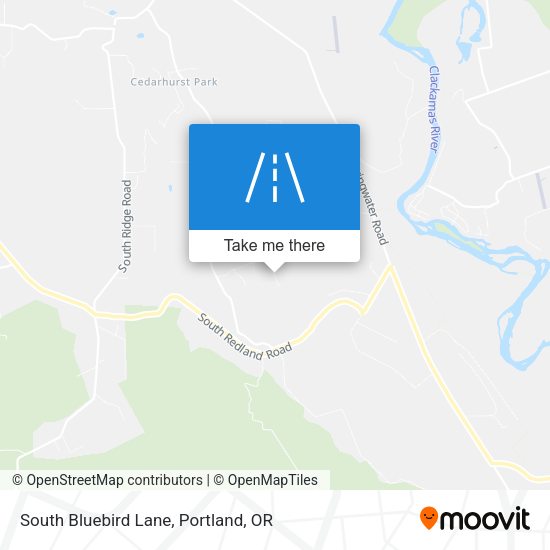 Mapa de South Bluebird Lane