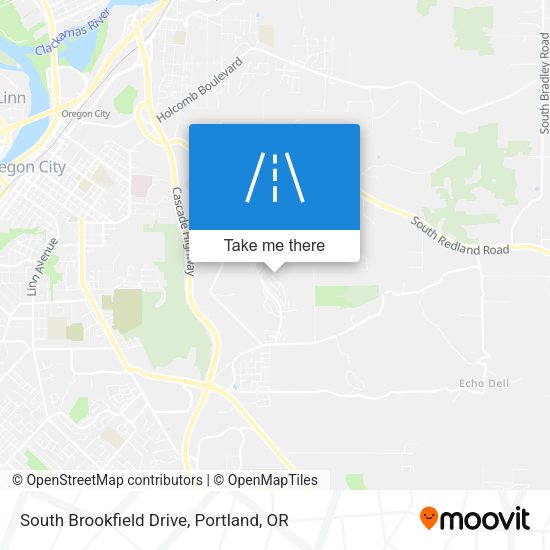 South Brookfield Drive map