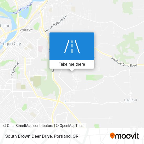 South Brown Deer Drive map