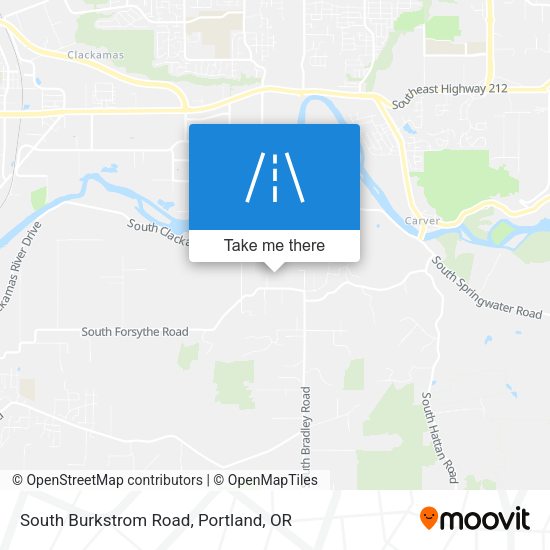 South Burkstrom Road map