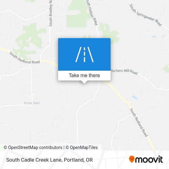 Mapa de South Cadle Creek Lane
