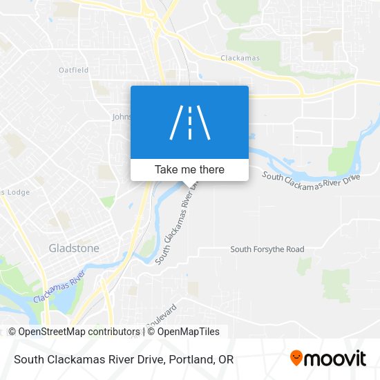 South Clackamas River Drive map