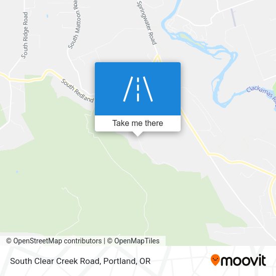 Mapa de South Clear Creek Road