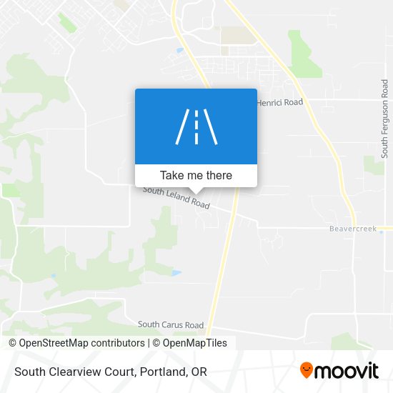 South Clearview Court map