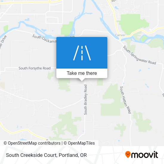 South Creekside Court map