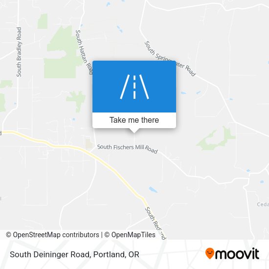 South Deininger Road map