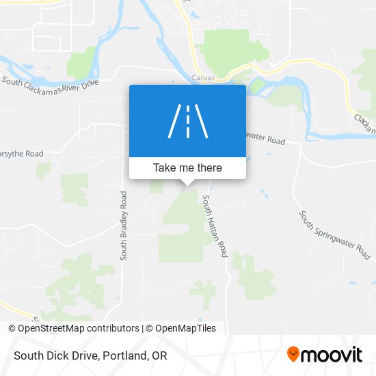 South Dick Drive map