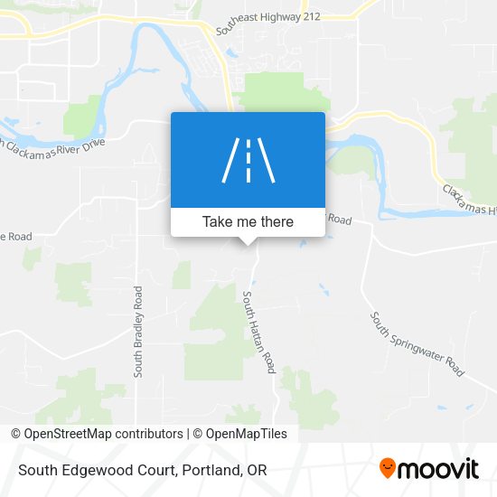 South Edgewood Court map