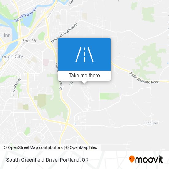 Mapa de South Greenfield Drive