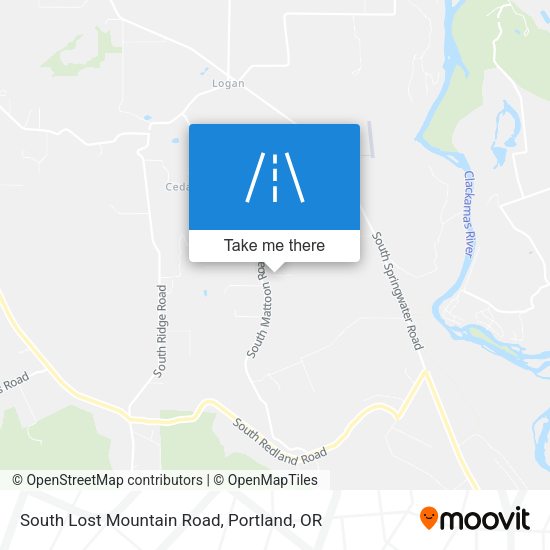 Mapa de South Lost Mountain Road