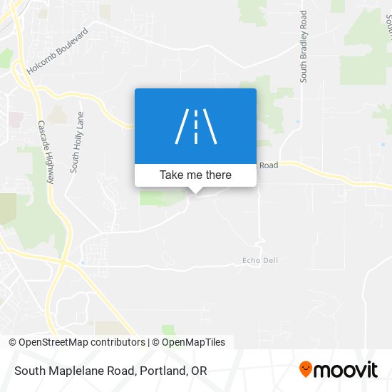 South Maplelane Road map