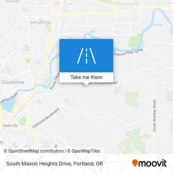 South Mason Heights Drive map